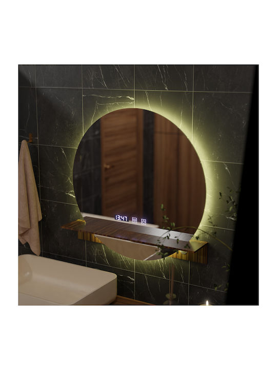 Alista Home Καθρέπτης Μπάνιου Led Αφής 60x60cm