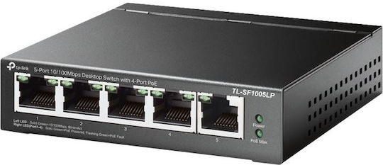 TP-LINK TL-SF1005LP v3 Unmanaged L2 PoE Switch with 5 Ethernet Ports