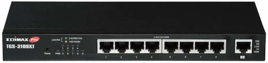 Edimax TGS-3109XT Управление на L2 Switch с 9 Портове Гигабитови (1Gbps) Ethernet