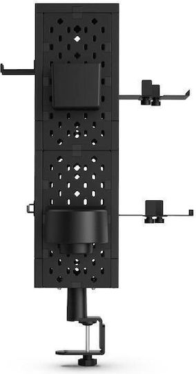 Urage Peg Board Perforated Panel Gaming Modular Kit Wall Table Mounting Black