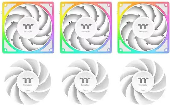 Thermaltake MAGCurve 360 Ultra Water Cooling System AIO CPU with 3 Fans 120mm and ARGB Lighting White