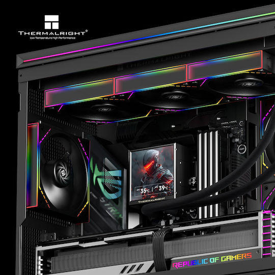 Thermalright Peerless Vision Sisteme De Răcire Cu Apă AIO CPU Cu 3 Ventilatoare 120mm Și Iluminare ARGB