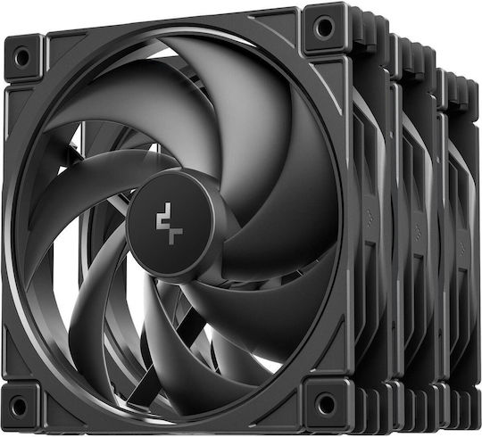 Deepcool FD12 V2 PWM Case Fan 120mm (2050rpm / 63.6cfm) with RGB Lighting and 4-Pin Connection