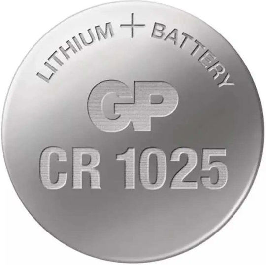 GP Batteries Μπαταρία Λιθίου Ρολογιών CR1025 3V 1τμχ