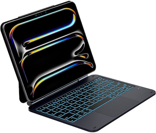 Case Typecase Edge Tastatur Ipad Pro 11" M4 2024 M5 2025 Schwarz
