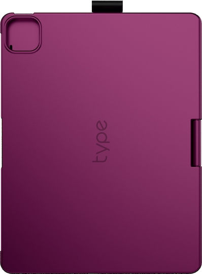 Supero Typecase Edge Tablet Case Keyboard Ipad Air 11" M2 2024 M3 2025 M4 2026 Raspberry