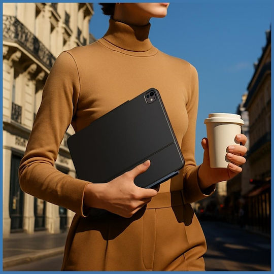 Case Typecase Edge Tastatur Ipad Pro 11" M4 2024 M5 2025 Schwarz
