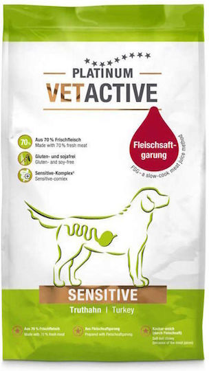 Platinum Pet Food & Care Platinum Vetactive 5kg Ξηρά Τροφή χωρίς Σιτηρά για Ενήλικους Σκύλους με Κρέας και Γαλοπούλα
