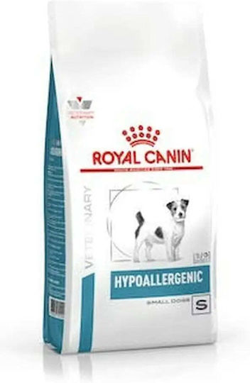Royal Canin Veterinary HYpoallergenic Small Dog 1kg Dry Food Gluten-Free for Adult Small Breed Dogs with Poultry and Rice