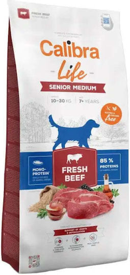 Calibra 12kg Dry Food for Senior Medium Breed Dogs with Beef