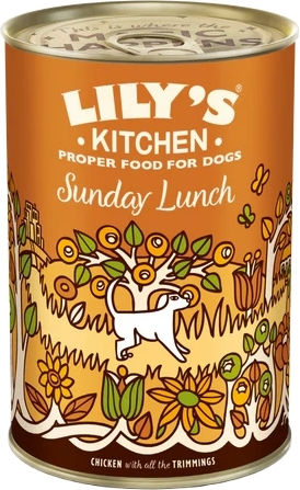 Wet Dog Food Lily's Kitchen Sunday Lunch 400g