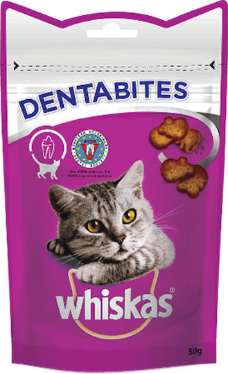 Whiskas Dentabites Cat Treats With Chicken For Adult Cats 1 Pc 50gr