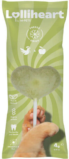 Λιχουδιές Γάτας M-pets Lolliheart Chicken & Apple 4gr