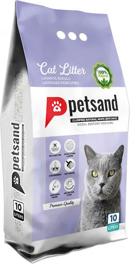Petsand Nisip Pentru Pisici cu Miros de Lavandă 20lt