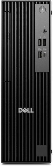 Dell Тънък Настолен Компютър Slim QCS1250 (i3-14100/8GB DDR5/512GB SSD/W11 Pro)