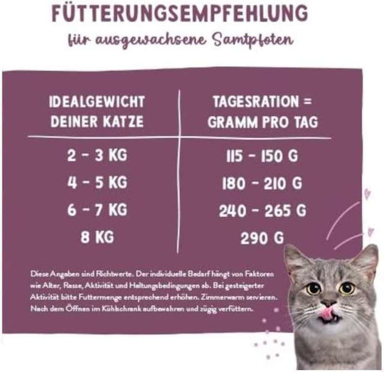 Bosch Petfood Concepts Dry Cat Food Grain-Free for Adult Cats with Chicken / Salmon 0.1kg