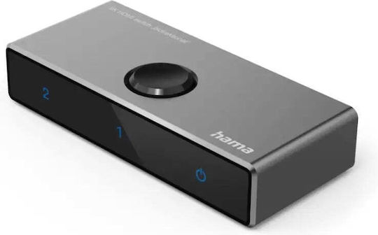 Hama 2053248k-hdmi Switch Bidirecțional 1 Intrare 2 Ieșiri/2 Intrări 1 Ieșire
