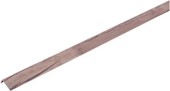 L-shaped Transition Strip Profiles Trade 24x10 Mm Light Antique 0.9 M