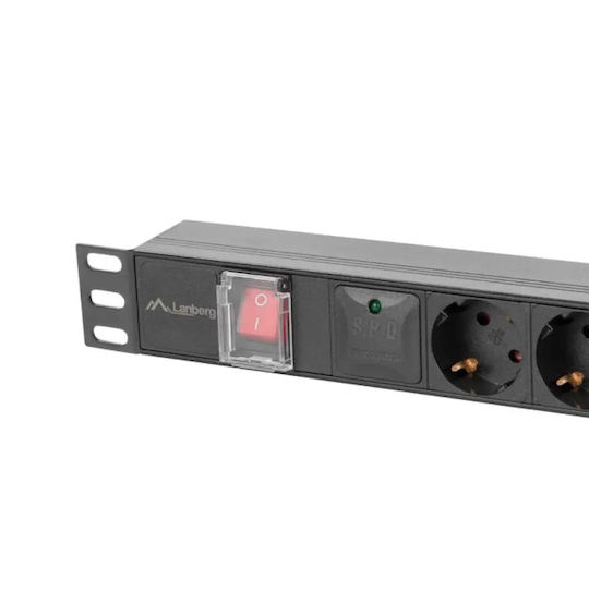 Lanberg Ракла Мултифункционално Гнездо Rack PDU-05F-0200-BK 1 Брой