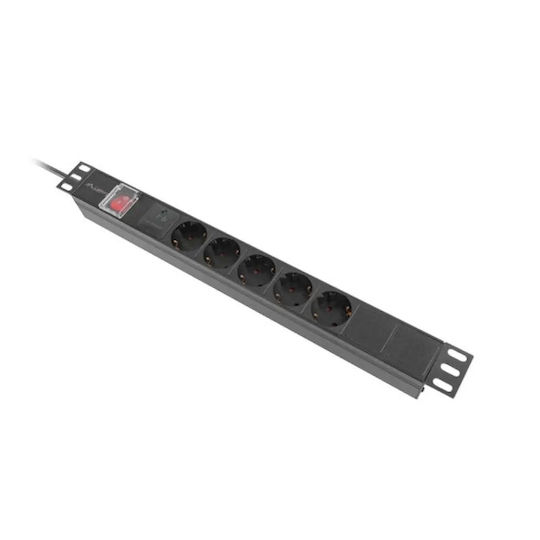 Lanberg Ракла Мултифункционално Гнездо Rack PDU-05F-0200-BK 1 Брой