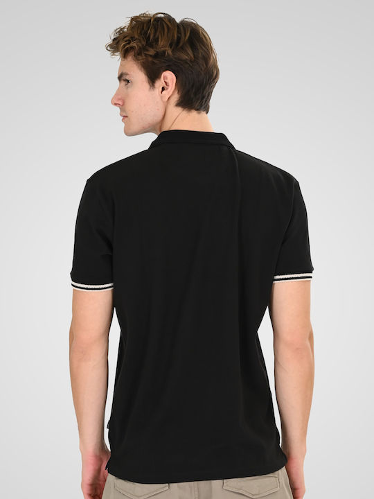 Polo Blouse Black