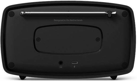 Philips Century Retro Tragbares Radio mit Bluetooth Schwarz