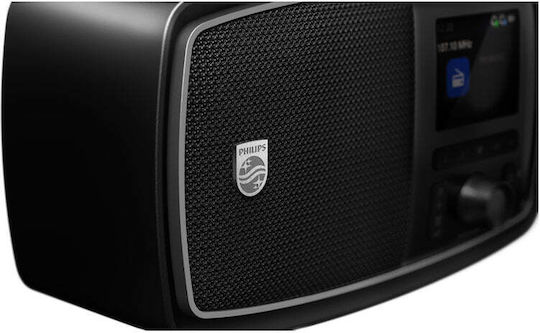Philips Century Retro Tragbares Radio mit Bluetooth Schwarz