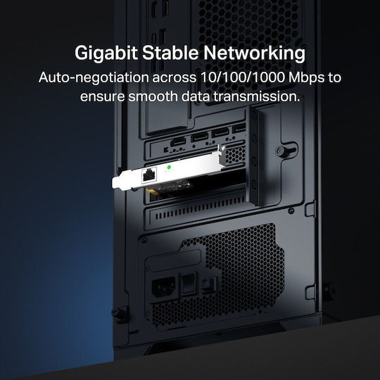 Gigabit Pcie Network Adapter Speed 1 Gbps Spec 1×rj45 Full-height Bracket/low-profile Bracket Feature Multi-speed Compatibility
