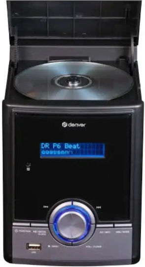 Denver Ηχοσύστημα 2.0 MDA-285 111161100170 50W με CD Player και Bluetooth Μαύρο
