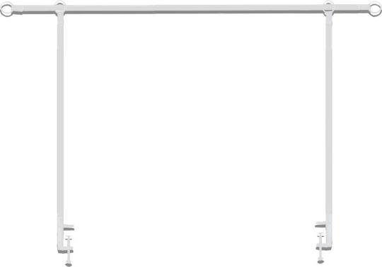 Beauty Home Decorative White Extendable Metal Table Arch 90 to 260cm x 120cm
