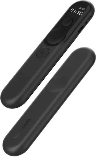 Lenovo Presenter Pilot Laser Rechargeable Presentation Remote σε Γκρι Χρώμα