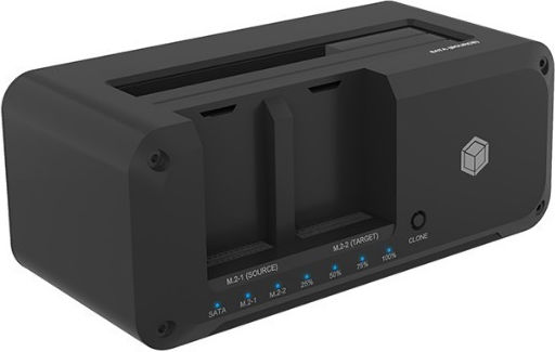 Icy Box Docking Station for SATA/PCIe Hard Disks with USB 3.2 Connection (IB-2924MSCL-C31)