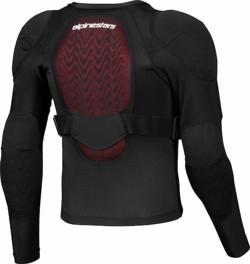 Alpinestars Bionic Plasma LT CE-Schutzstufe 1 Kinder Schutzjacke Motocross Schwarz Farbe