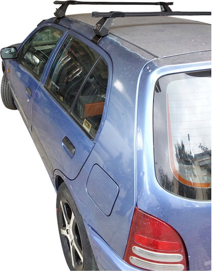 Hermes Car Roof Bars Kit Set with Roof Rack Legs for Toyota Starlet 1991-1999 2 Pieces Car Extra Info