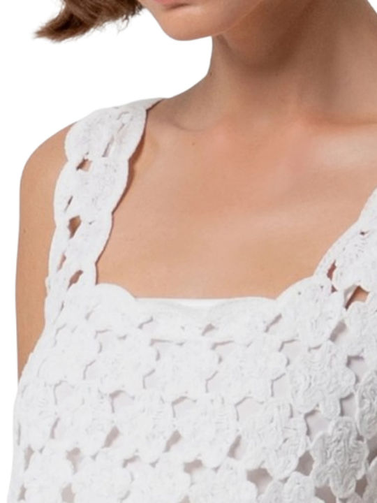 Women's Sleeveless Blouse Cream