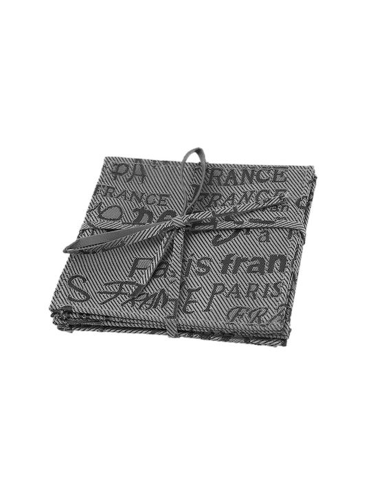 Espiel Wooden Coaster 10x10cm 4 Pieces