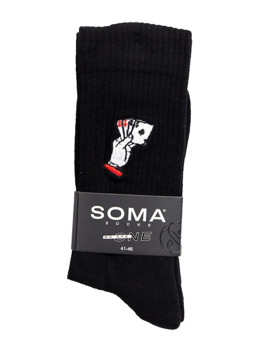 Soma Herren Socken Schwarz