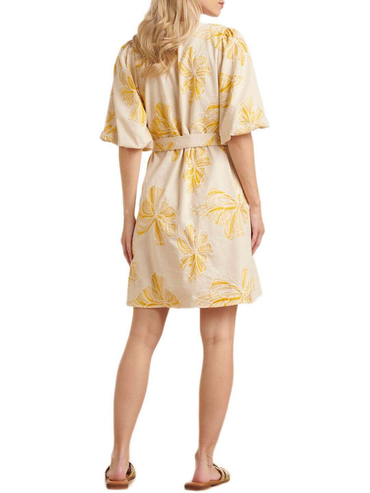 Smashed Lemon Dress All Day Beige