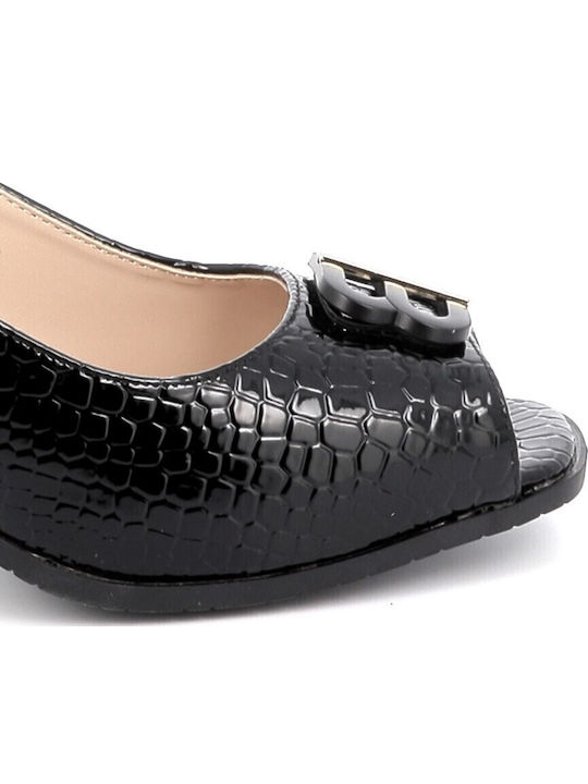 Damen Sandalen Aus Leder Anatomisch Schwarz