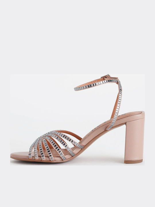 Sandals with Strass Pink