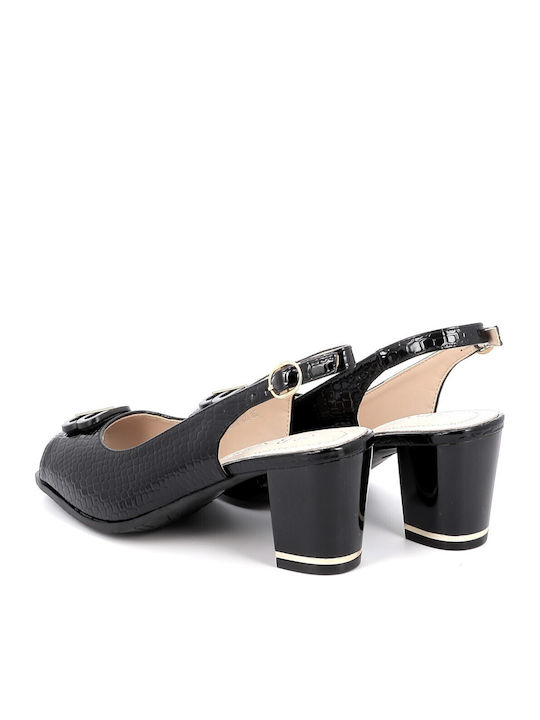 Damen Sandalen Aus Leder Anatomisch Schwarz