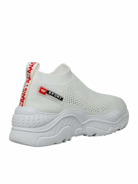 Γυναικεία Ανατομικά Sneakers Λευκά