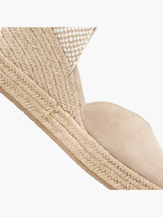 Summer Women's Platform Espadrilles Style Beige