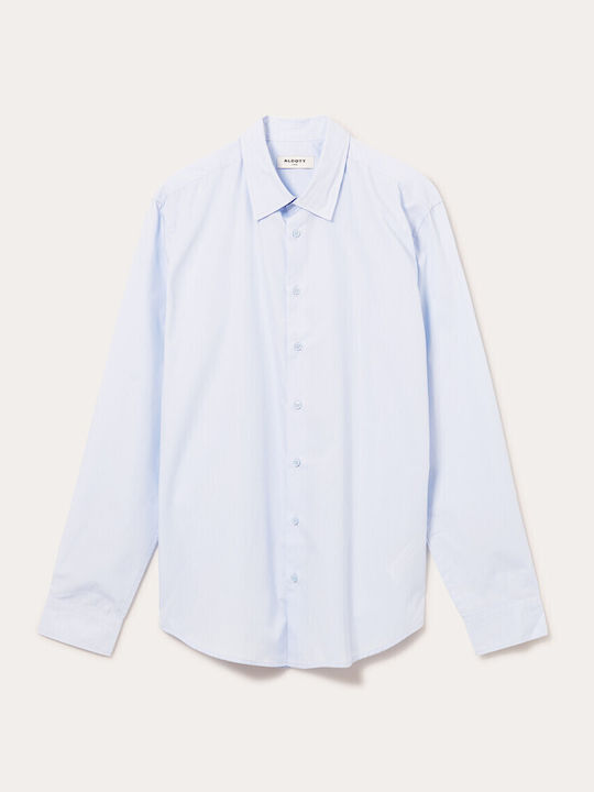 Long Sleeve Shirt in Regular Fit Light Blue