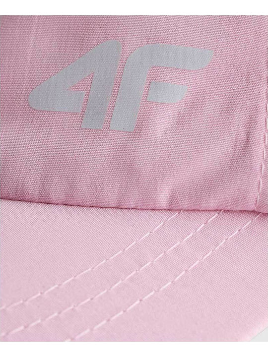 4F Kids' Hat Jockey Fabric Pink