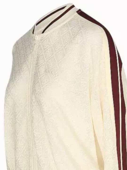 Damen Bomber Jacke Creme