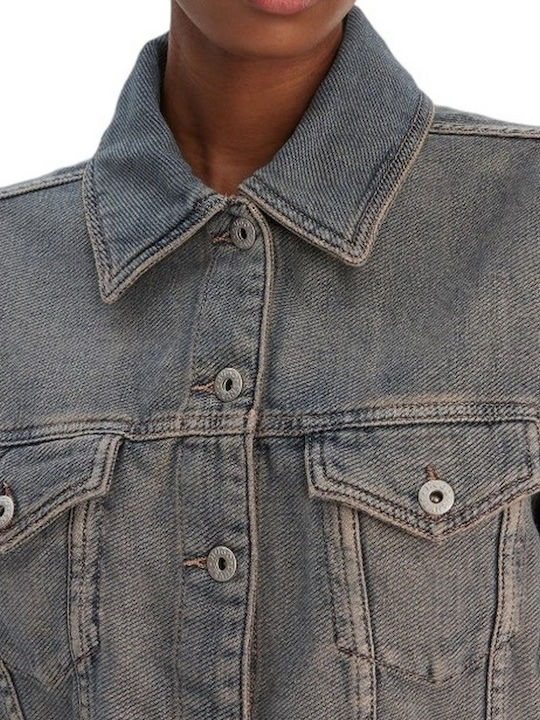 Damen Jean Jacken Denim Leicht