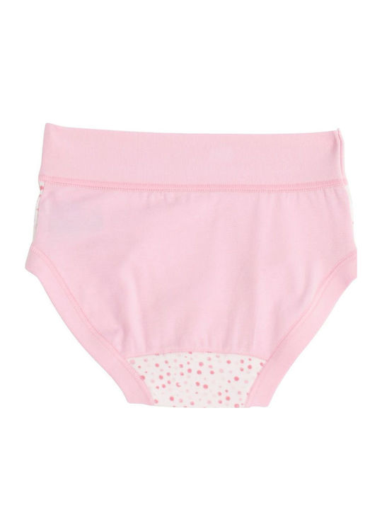 Cotonella Set Kids Panties Fuchsia Pink Powder