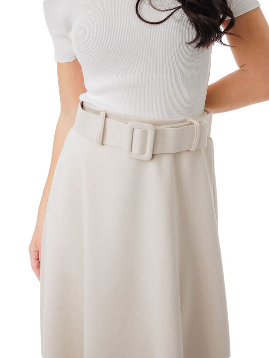 Midi Skirt Beige