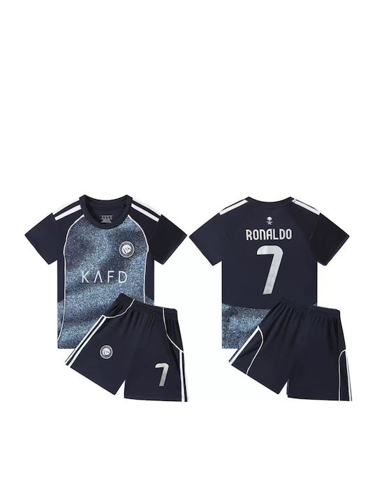 King Παιδικό Σετ Εμφάνισης Ποδοσφαίρου Ronaldo 2026 Alnassr Away